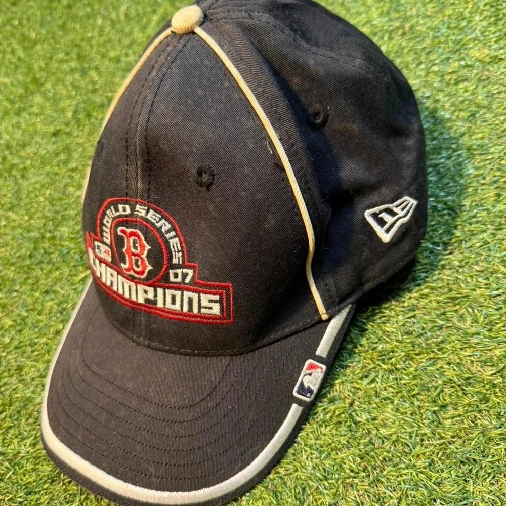 Boston Red Sox World Series Champions black baseball cap